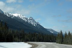 18 Ridge Leading To Mount Crook From Highway 93 On Drive From Castle Junction To Radium In Winter.jpg
